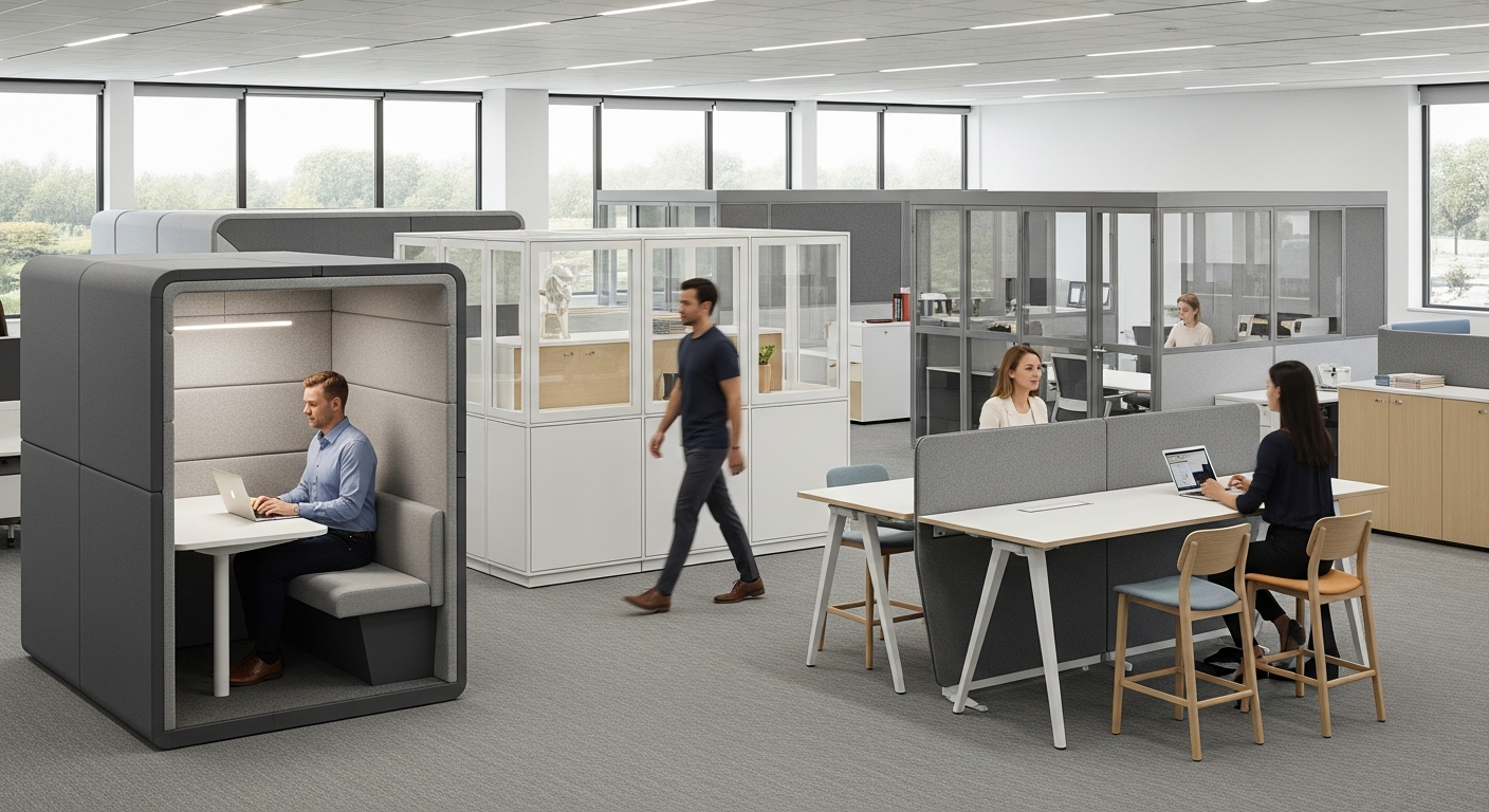 การออกแบบพื้นที่ทำงานแบบโมดูลาร์ที่ยืดหยุ่น