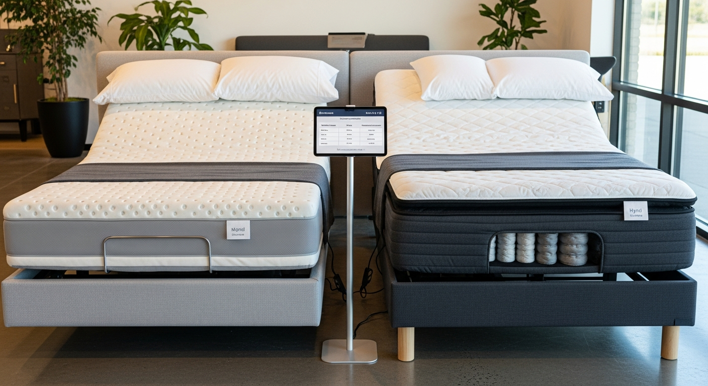 การเปรียบเทียบราคาเตียงปรับระดับรุ่นที่เน้นการระบายอากาศ