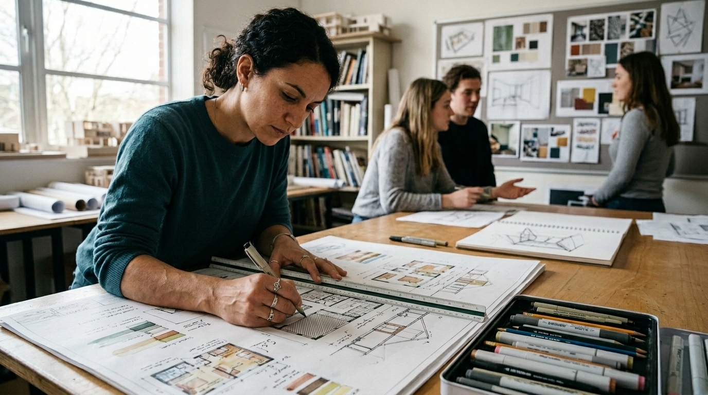Técnicas de representación gráfica en interiorismo