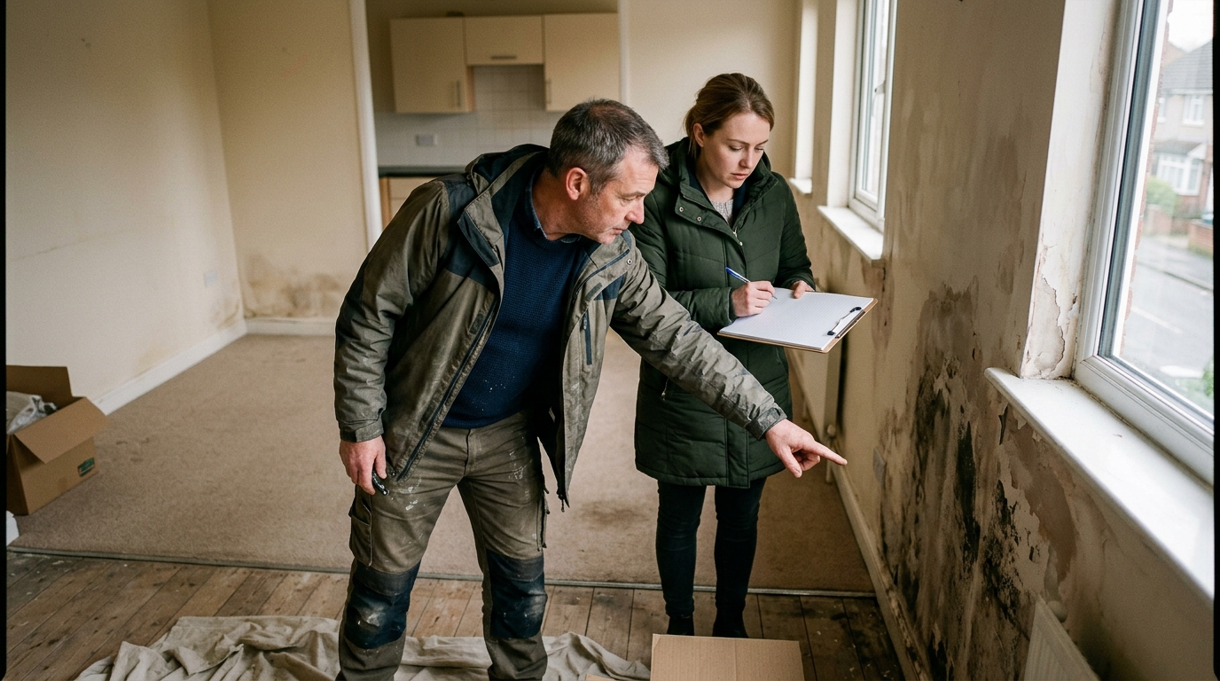 Vocht in een oude woning: vragen voor inspectie en een schriftelijk herstelplan