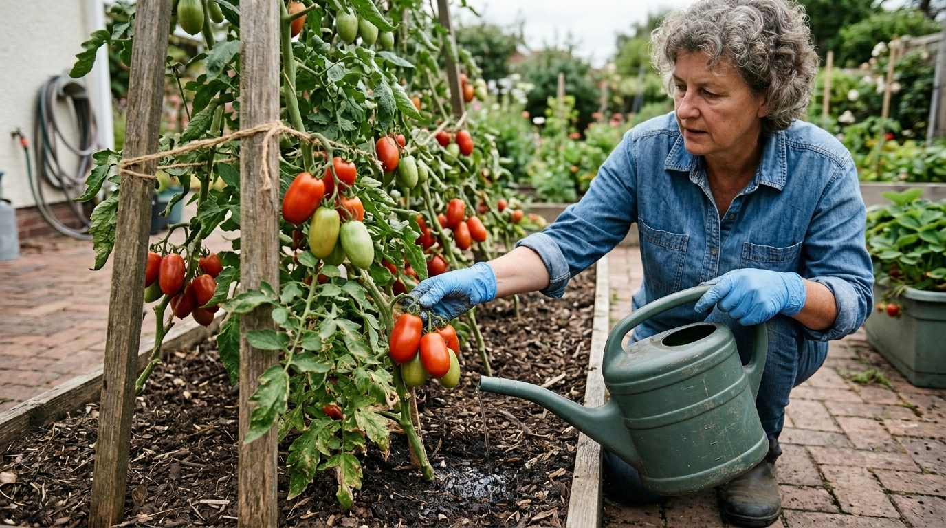 Blossom End Rot Stopped on Roma Tomatoes with a Calcium Nitrate Feed Routine