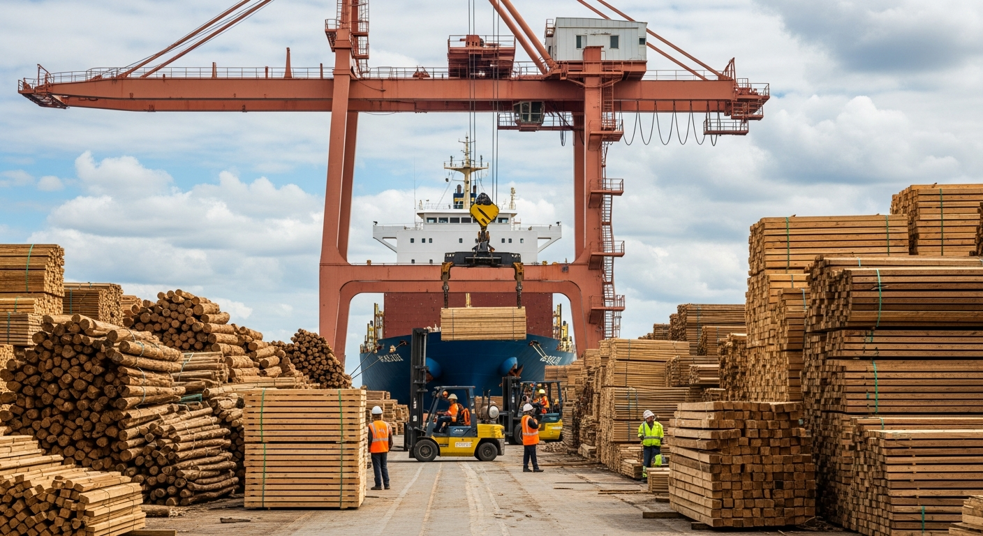 Materialien für Holzhäuser: Weltweite Verfügbarkeit