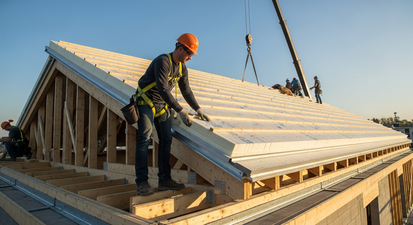 Μακροζωία κτιρίων με ανθεκτική μόνωση πάνελ στέγης