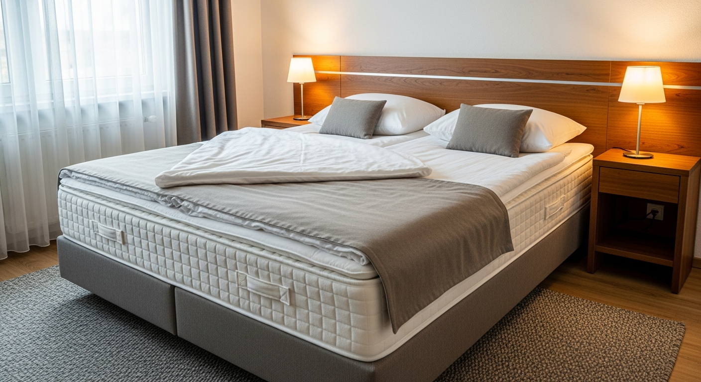 Σωστές διαστάσεις: Στρώμα 160x200 για άνετο ύπνο.