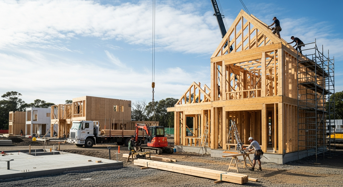 The evolution of residential building frameworks