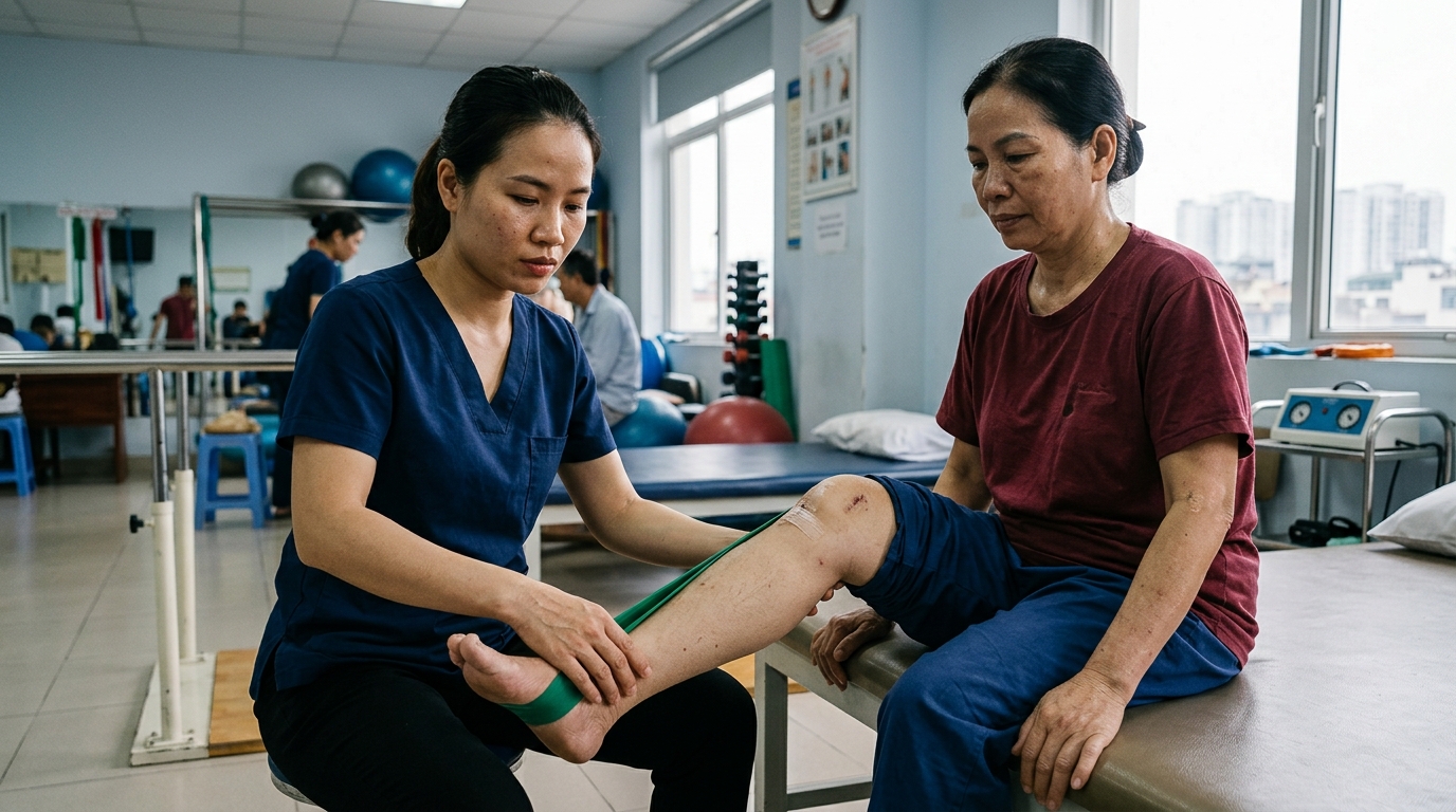 Tìm hiểu quy trình phục hồi chức năng sau phẫu thuật