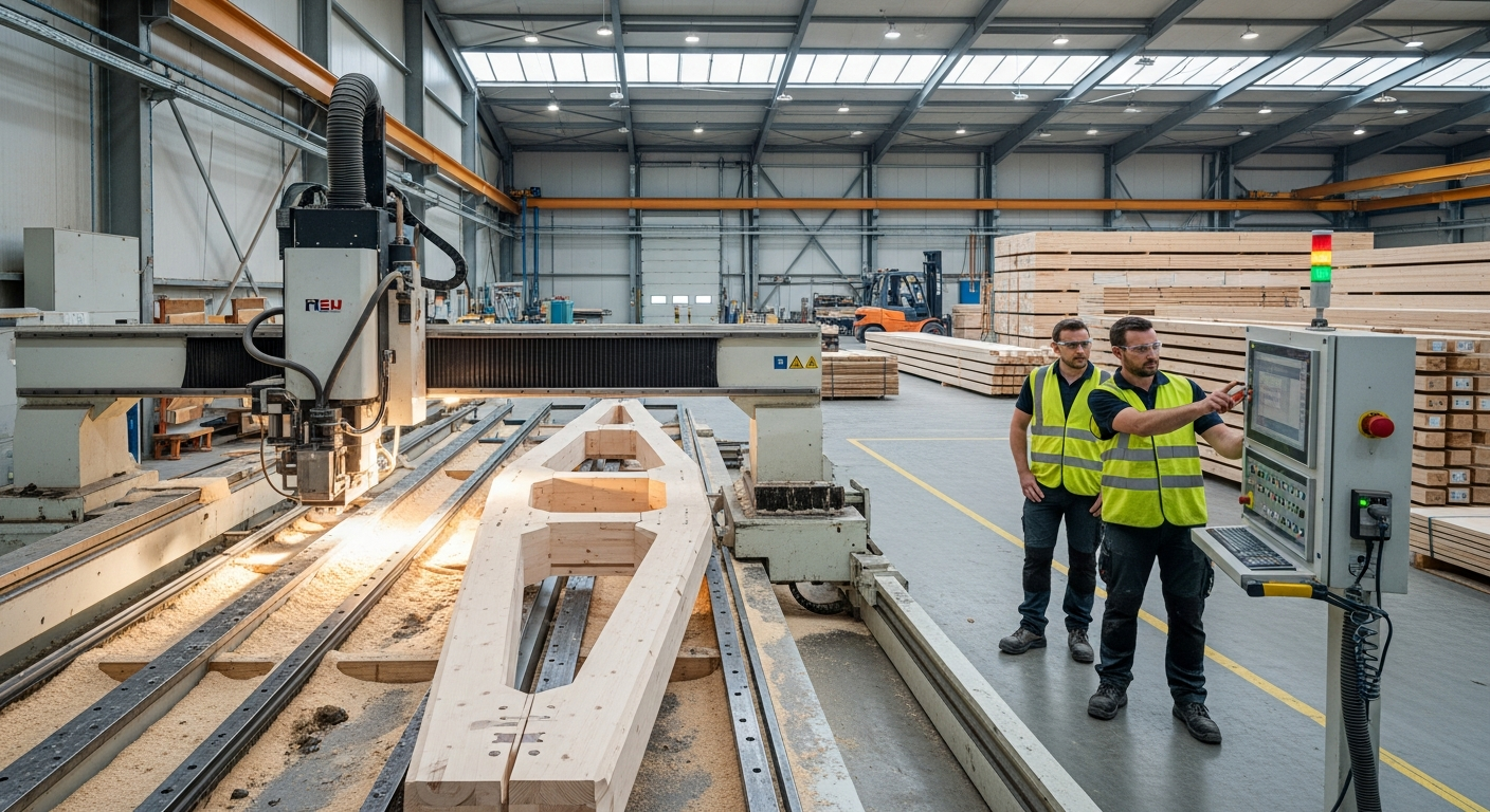 Precision Manufacturing of Timber Construction Elements