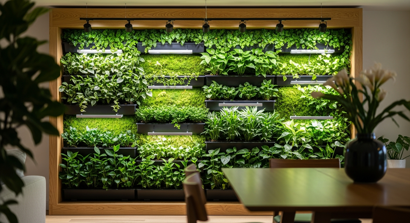 Vertical Gardens: Reimagining Green Walls Indoors