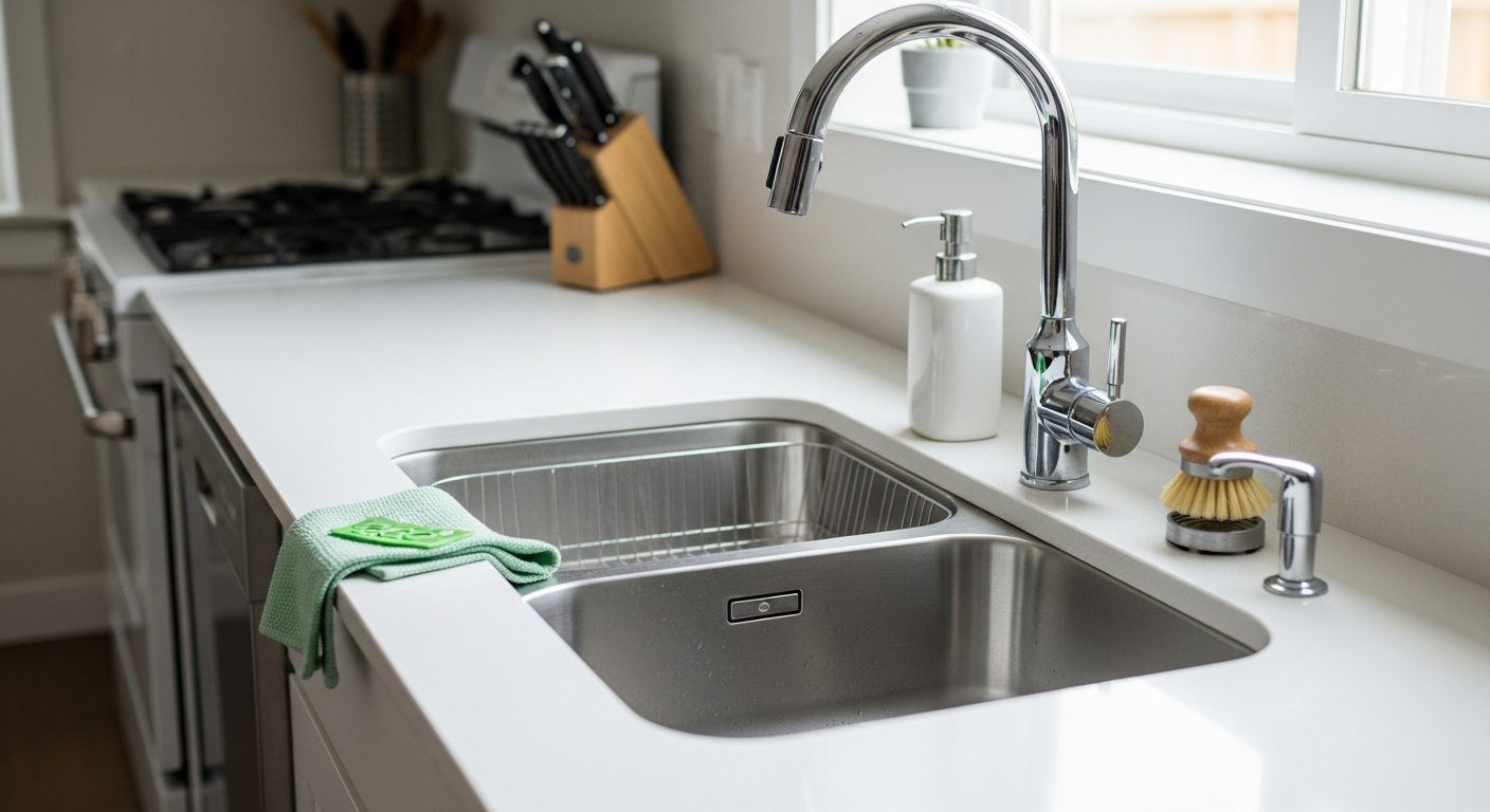 Чиста кухня без остатъци от храна