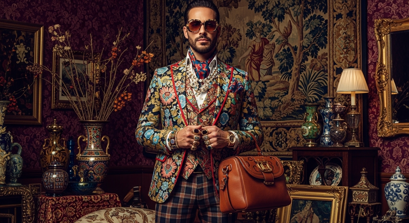 Maximalism in Menswear: The Bold Revival of Opulent Style
