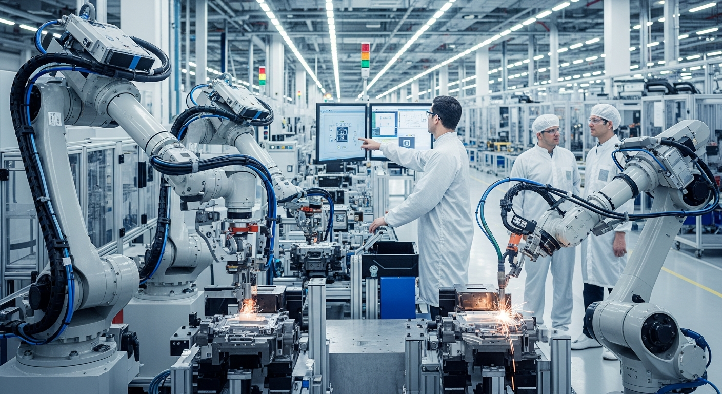 การทำงานของเครื่องจักรในอุตสาหกรรม