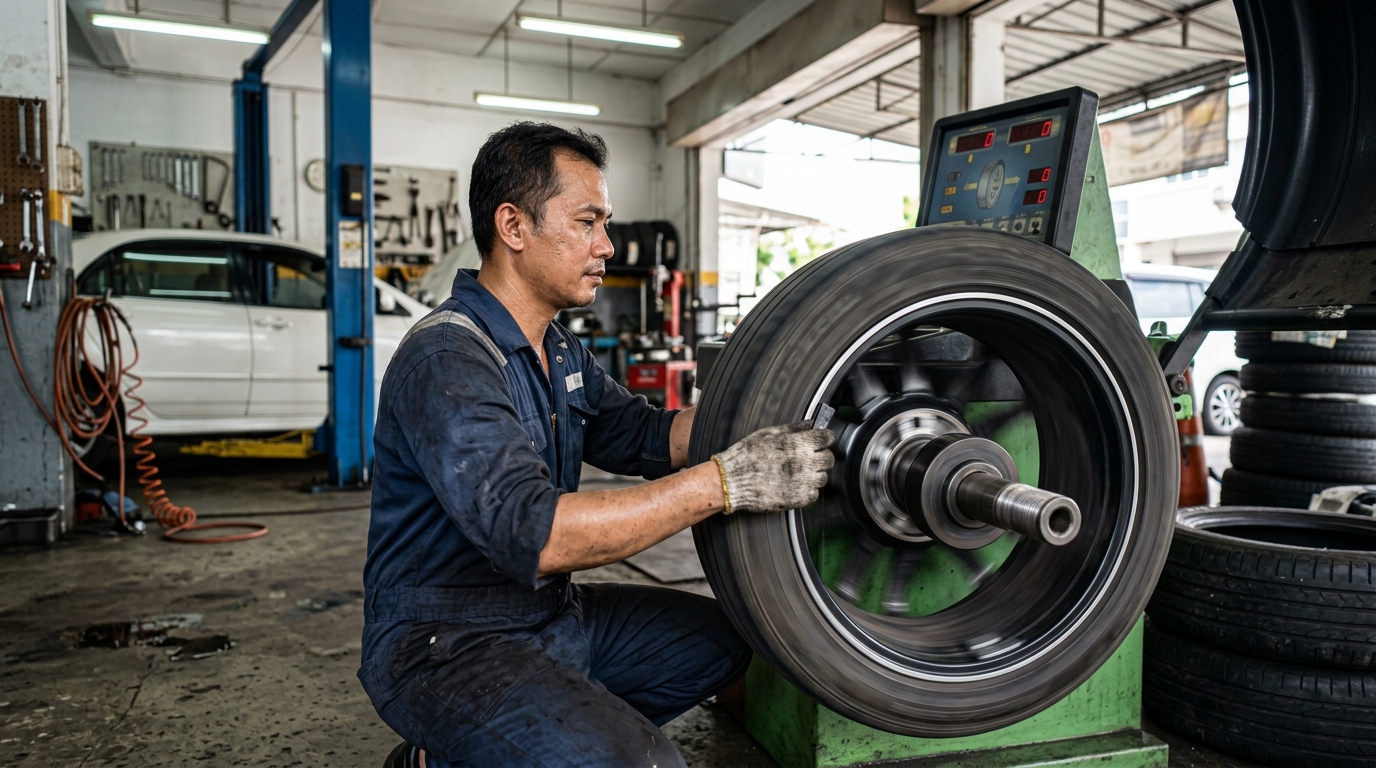 Kepentingan Keseimbangan Roda Kenderaan Anda