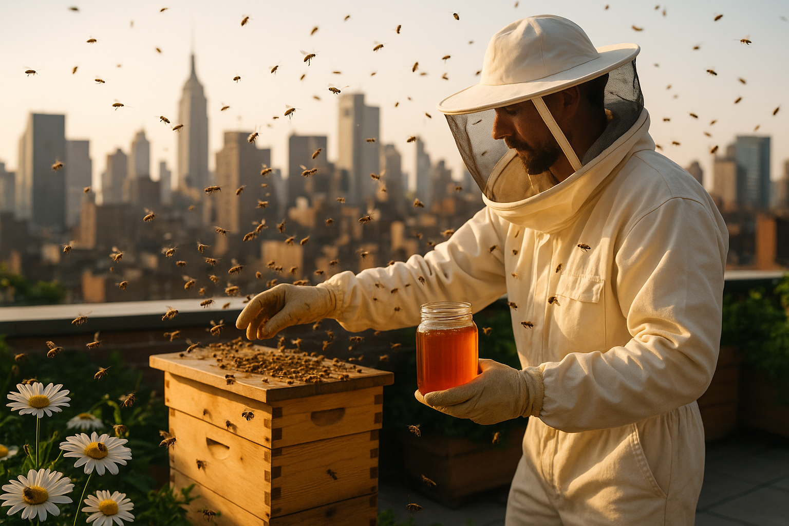 The Benefits and Challenges of Urban Beekeeping