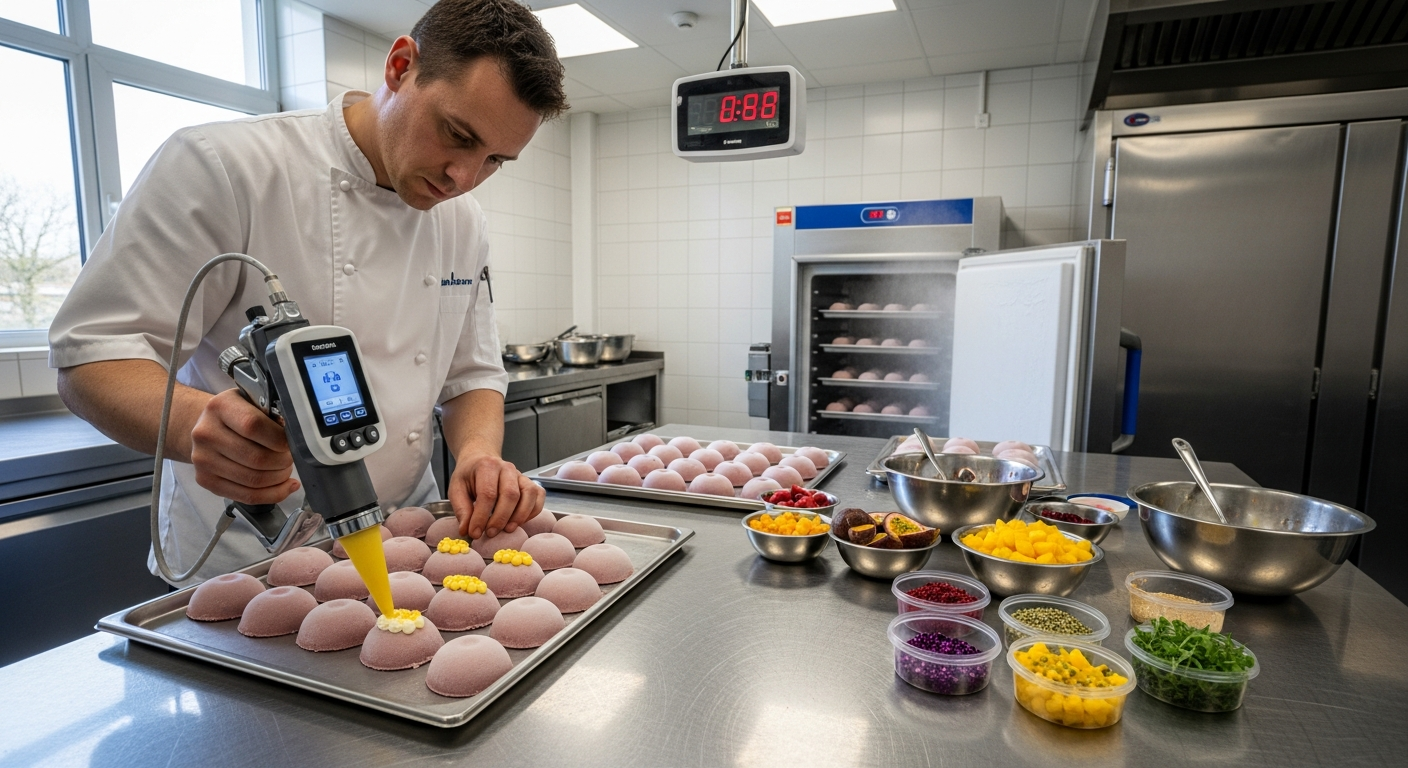 Preparare dessert surgelati con precisione millimetrica