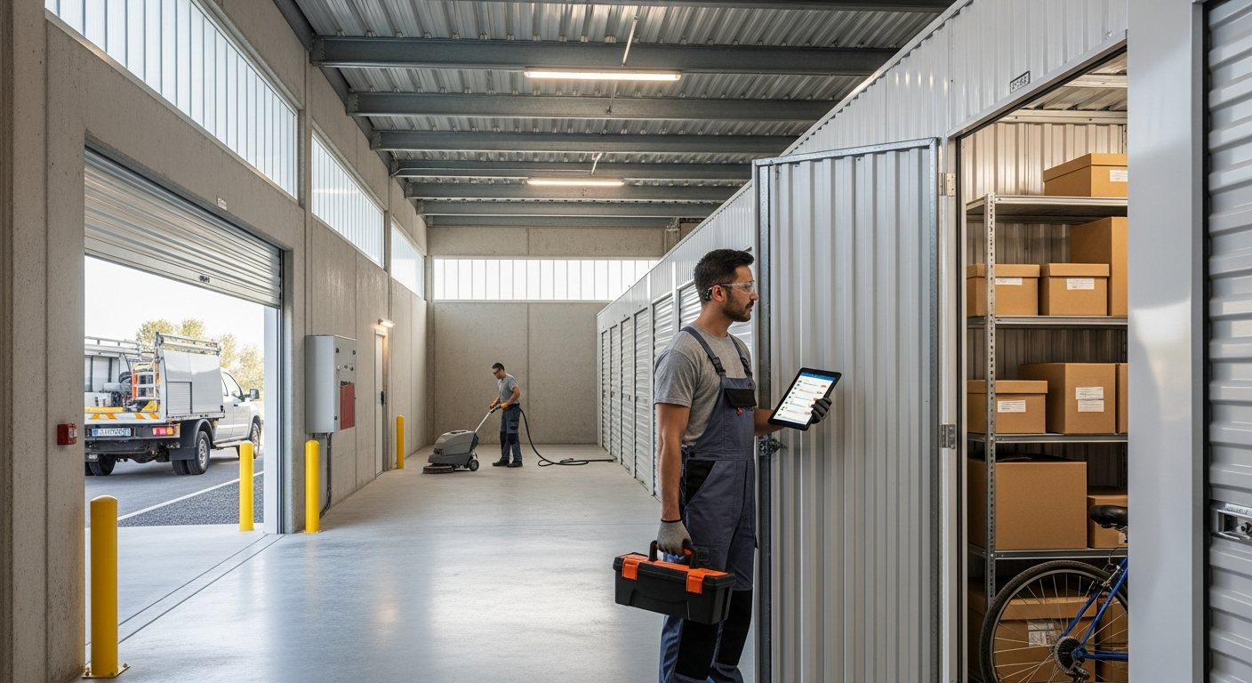 Entretien et maintenance des espaces de stockage