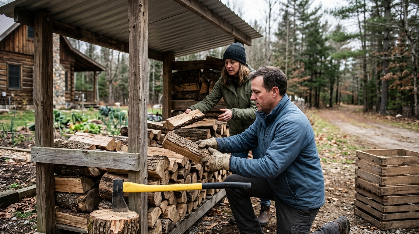 Effective Methods for Storing Outdoor Logs