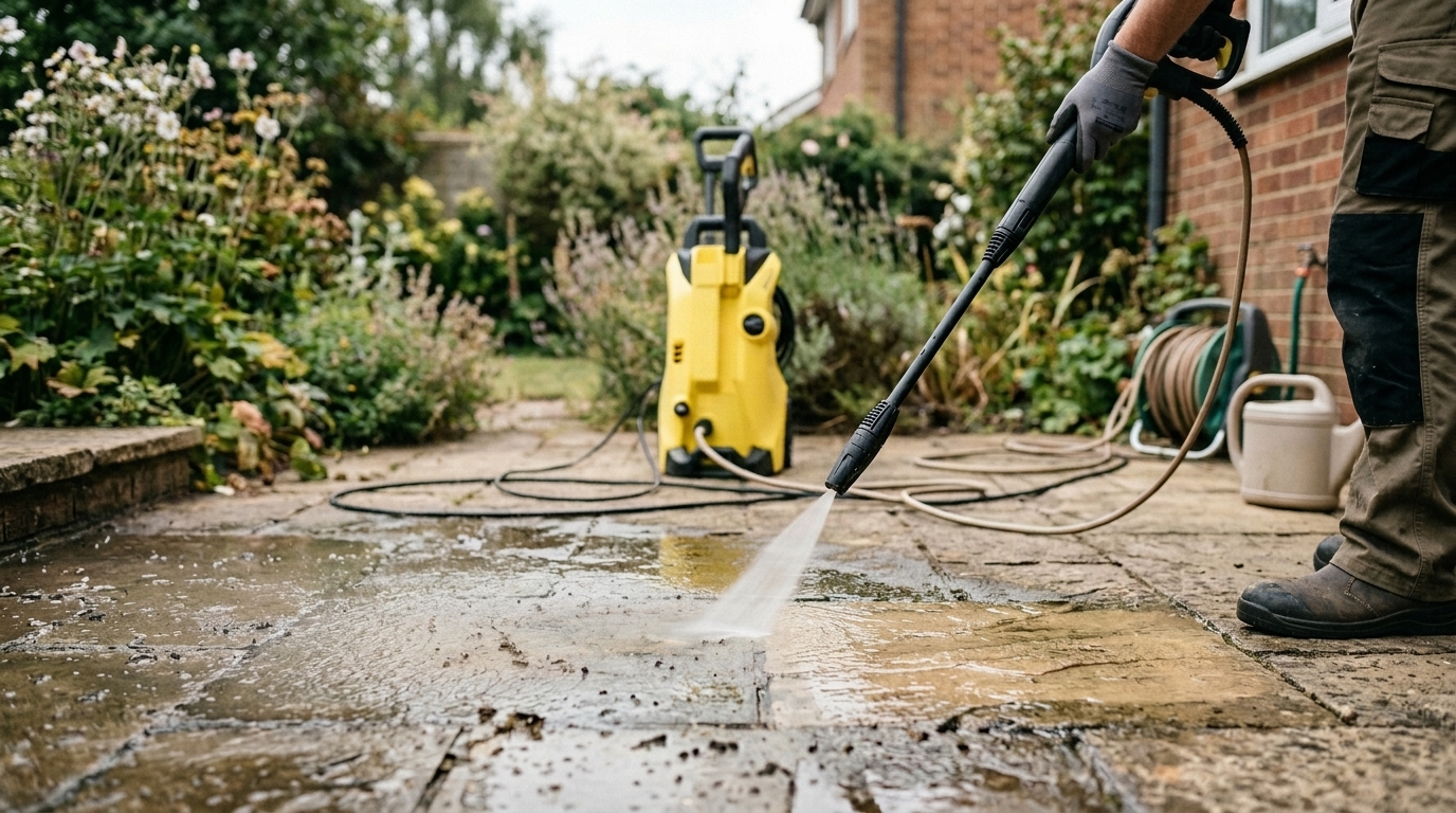 9 Step Patio Cleaning Routine with a Karcher K4 Pressure Washer
