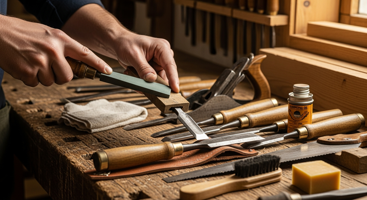 Vedligeholdelse af dine træværktøjer