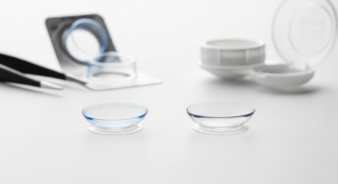 ความแตกต่างระหว่างวัสดุช่วยมองเห็นแบบรายวันและรายเดือน