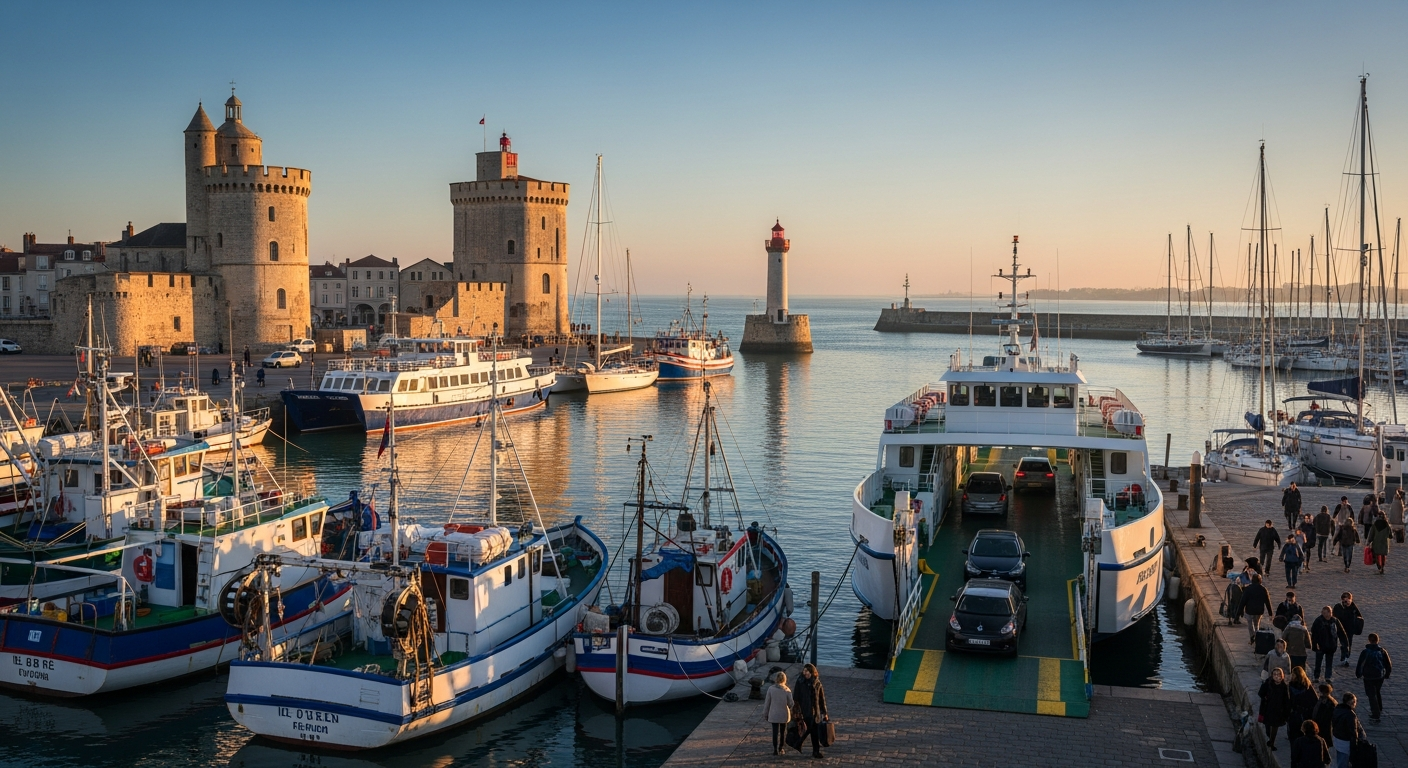 Guide des liaisons maritimes au départ de La Rochelle