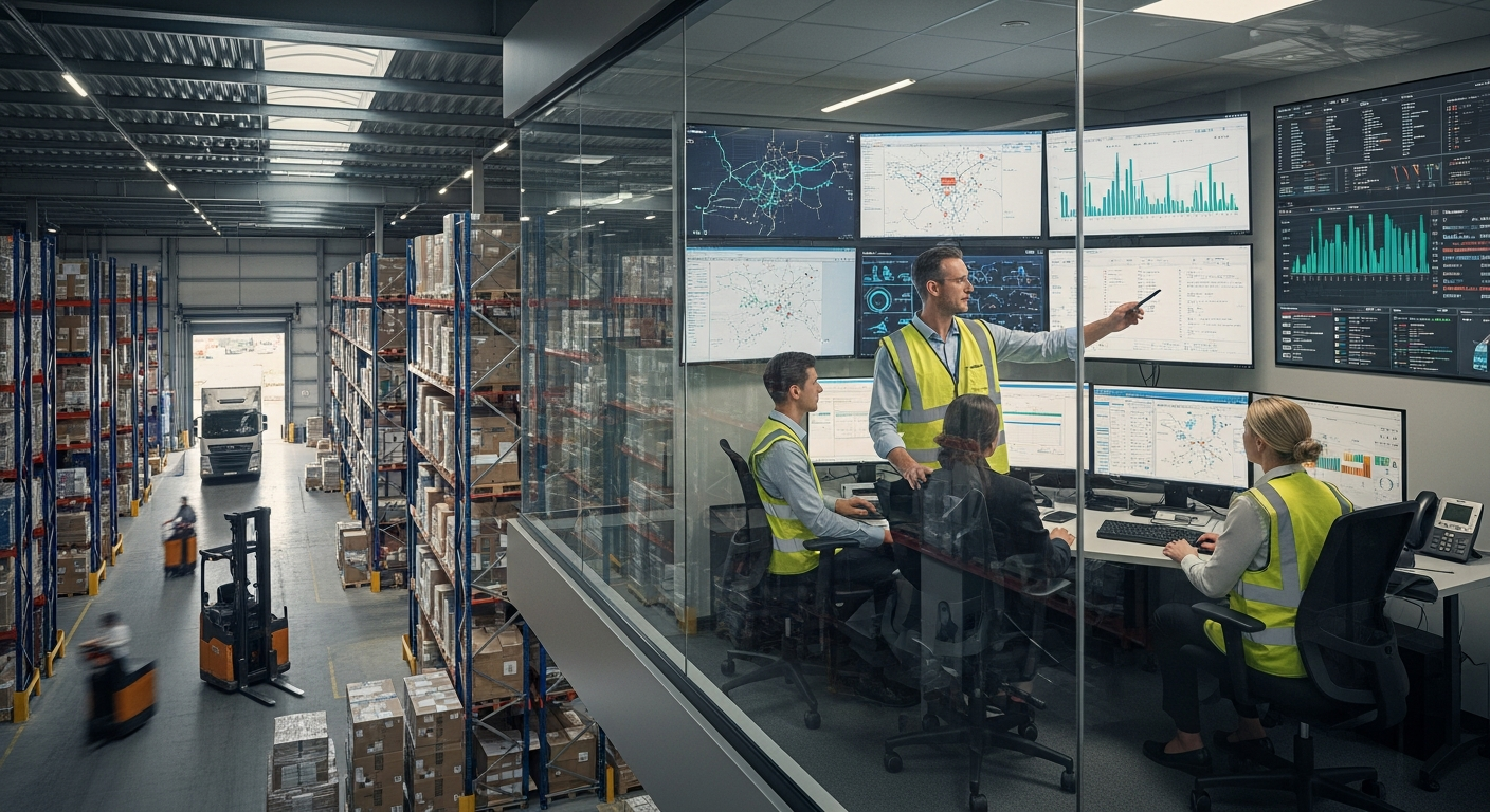 Eficiencia logística mediante sistemas de control