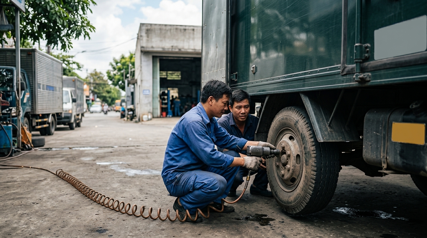 Phương pháp bảo trì xe tải phục vụ kinh doanh