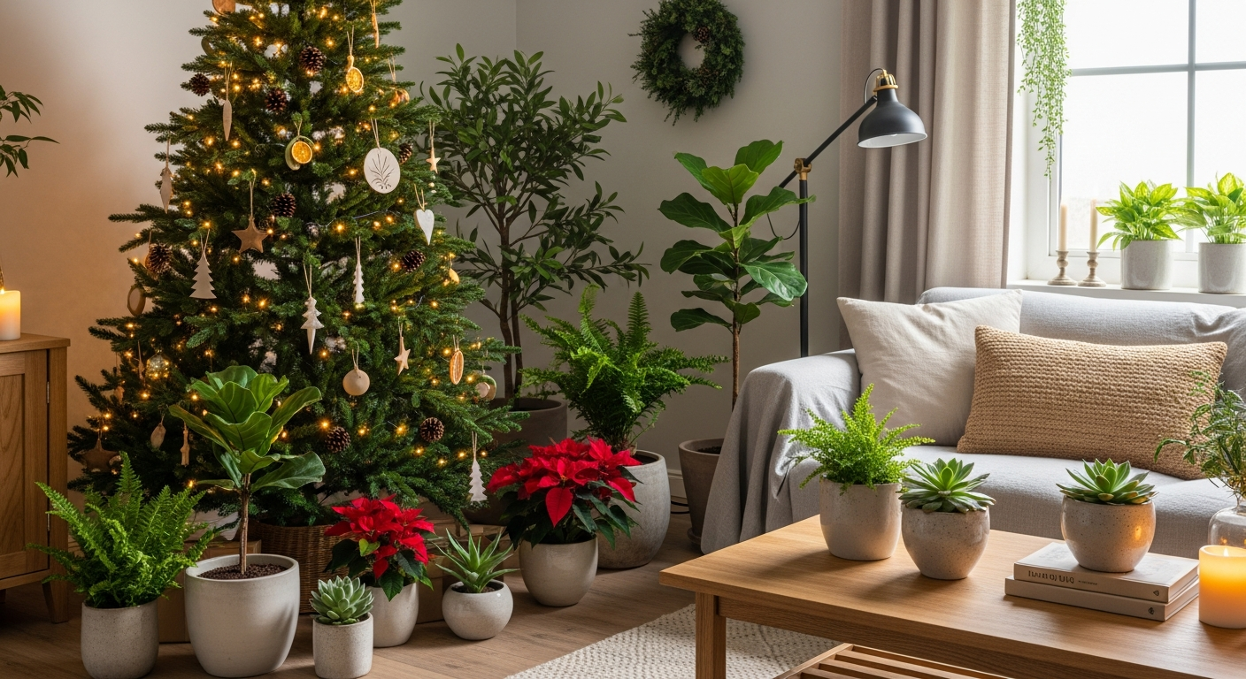 Inner Green Oasis: Cultivating Calm and Well-being by Bringing Nature Indoors This Christmas