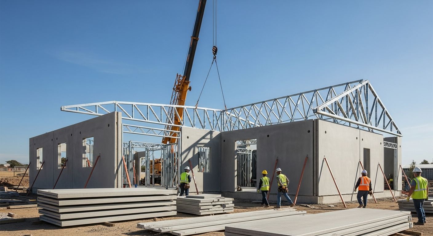 การพัฒนาที่อยู่อาศัยด้วยระบบโครงสร้างสำเร็จรูป