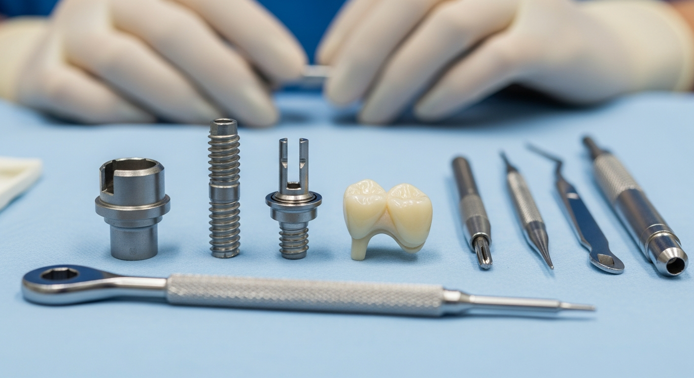 องค์ประกอบของค่าใช้จ่ายในการบูรณะรากฟันเทียมรายซี่