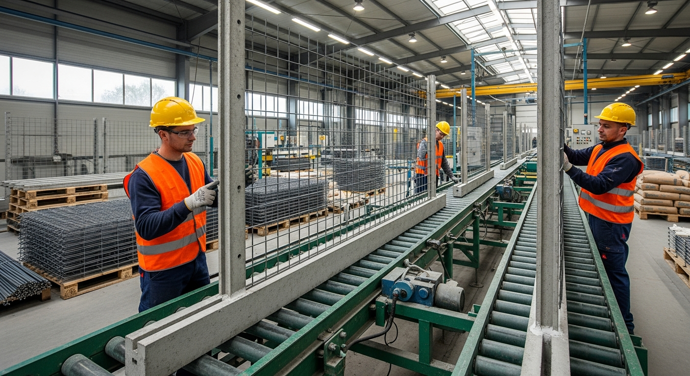 มาตรฐานการผลิตรั้วสำเร็จรูปเพื่อความแข็งแรงทนทาน