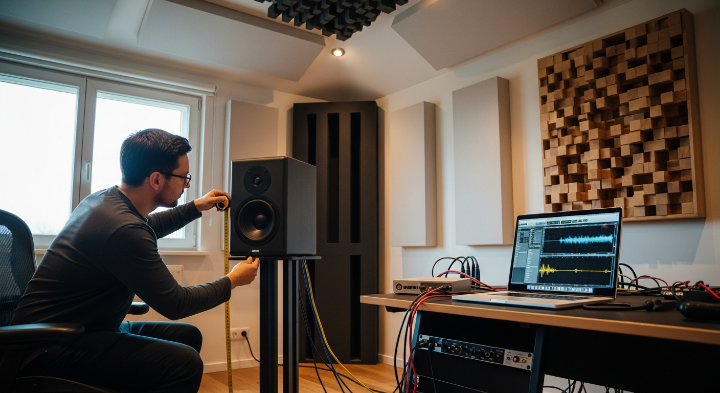 Posicionamento de caixas acústicas em salas