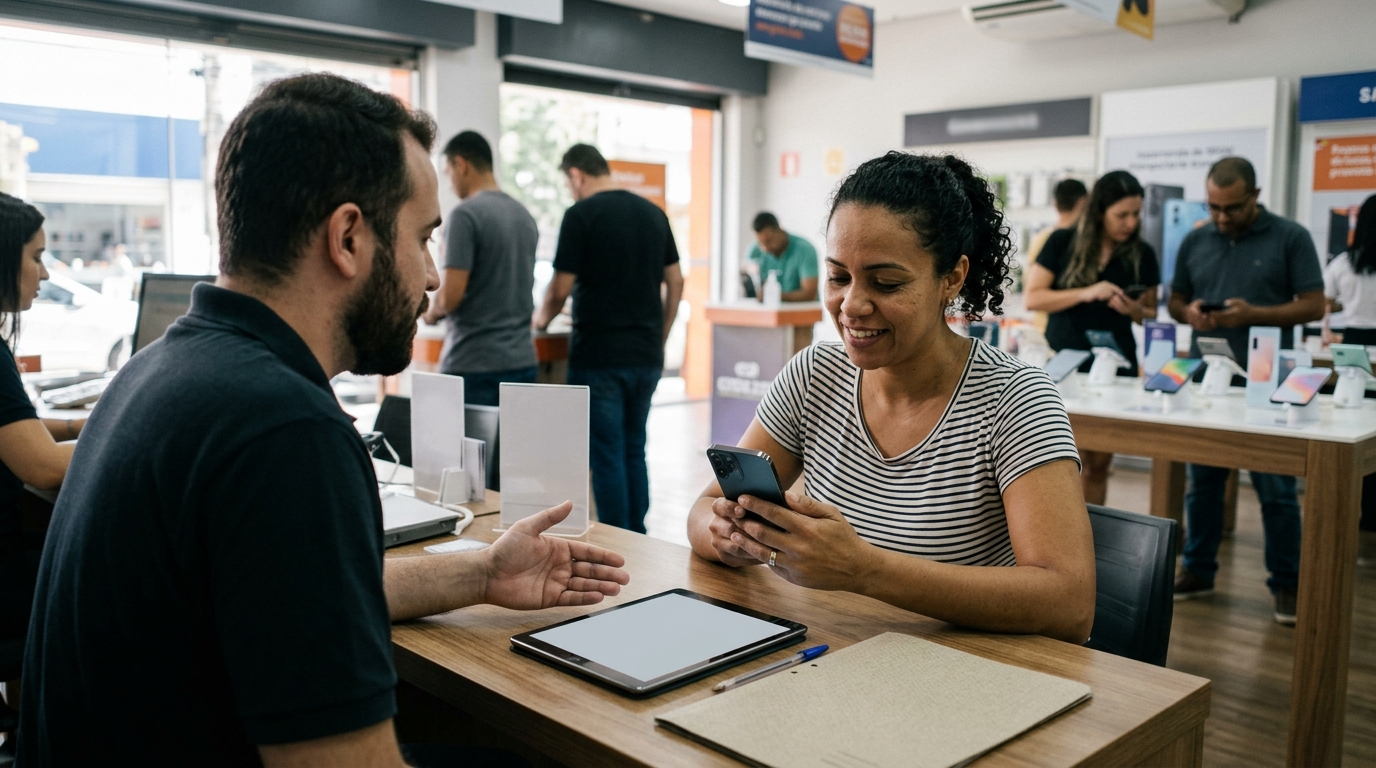 Escolha o seu smartphone com mensalidades fixas