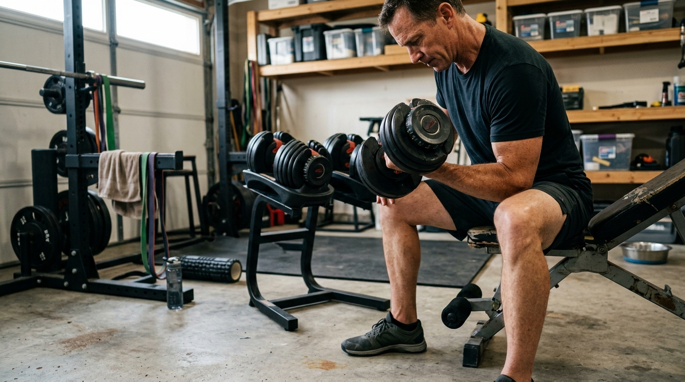 3 Kilograms of Lean Mass Added with a Bowflex SelectTech Dumbbell Split Over 10 Weeks
