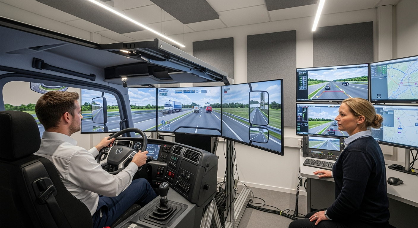 Modern szimulációs technológiák a sofőrképzésben