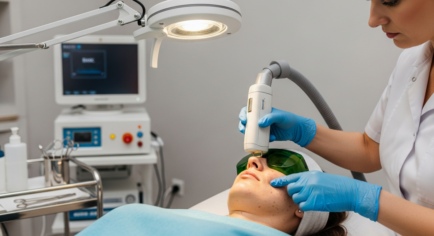 Het verminderen van ongewenste huidvlekken