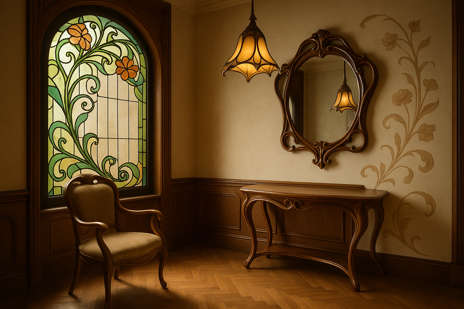 "Reviving Art Nouveau: The Rebirth of an Elegant Era in Home Design"