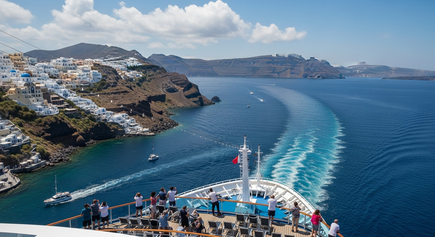 Esplorazione marittima: itinerario Napoli-Santorini