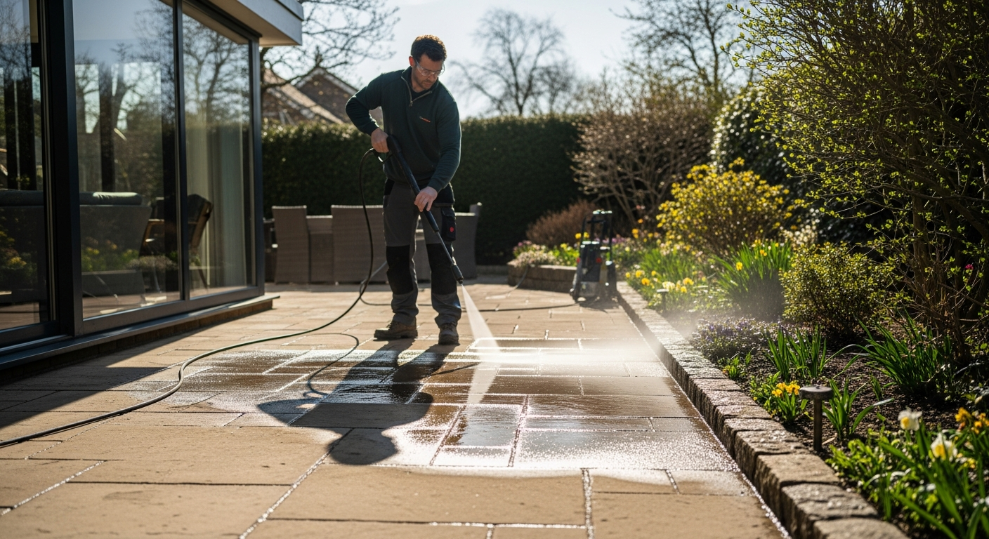 Terrassenreinigung ohne chemische Zusätze