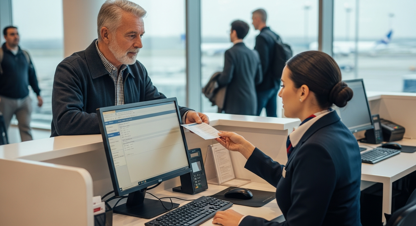 ขั้นตอนการขอรับส่วนลดค่าตั๋วเครื่องบินสำหรับผู้สูงอายุ