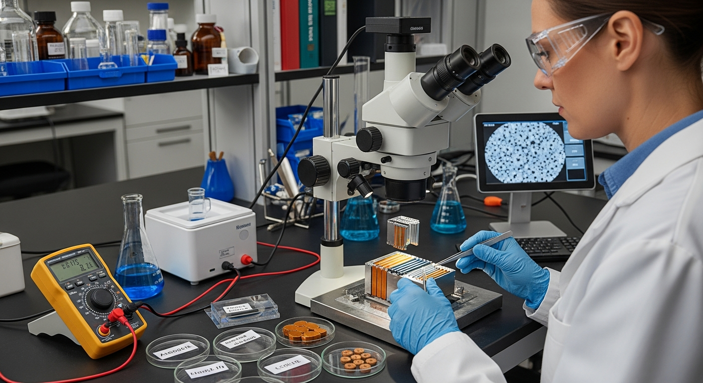 Innowacje w strukturze anod i katod