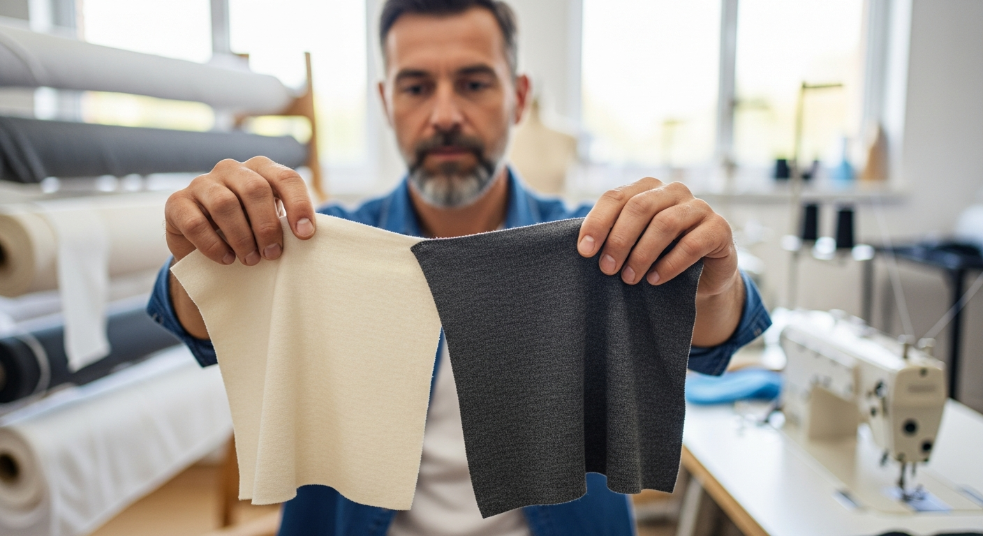 Srovnání gramáže úpletů pro různá roční období