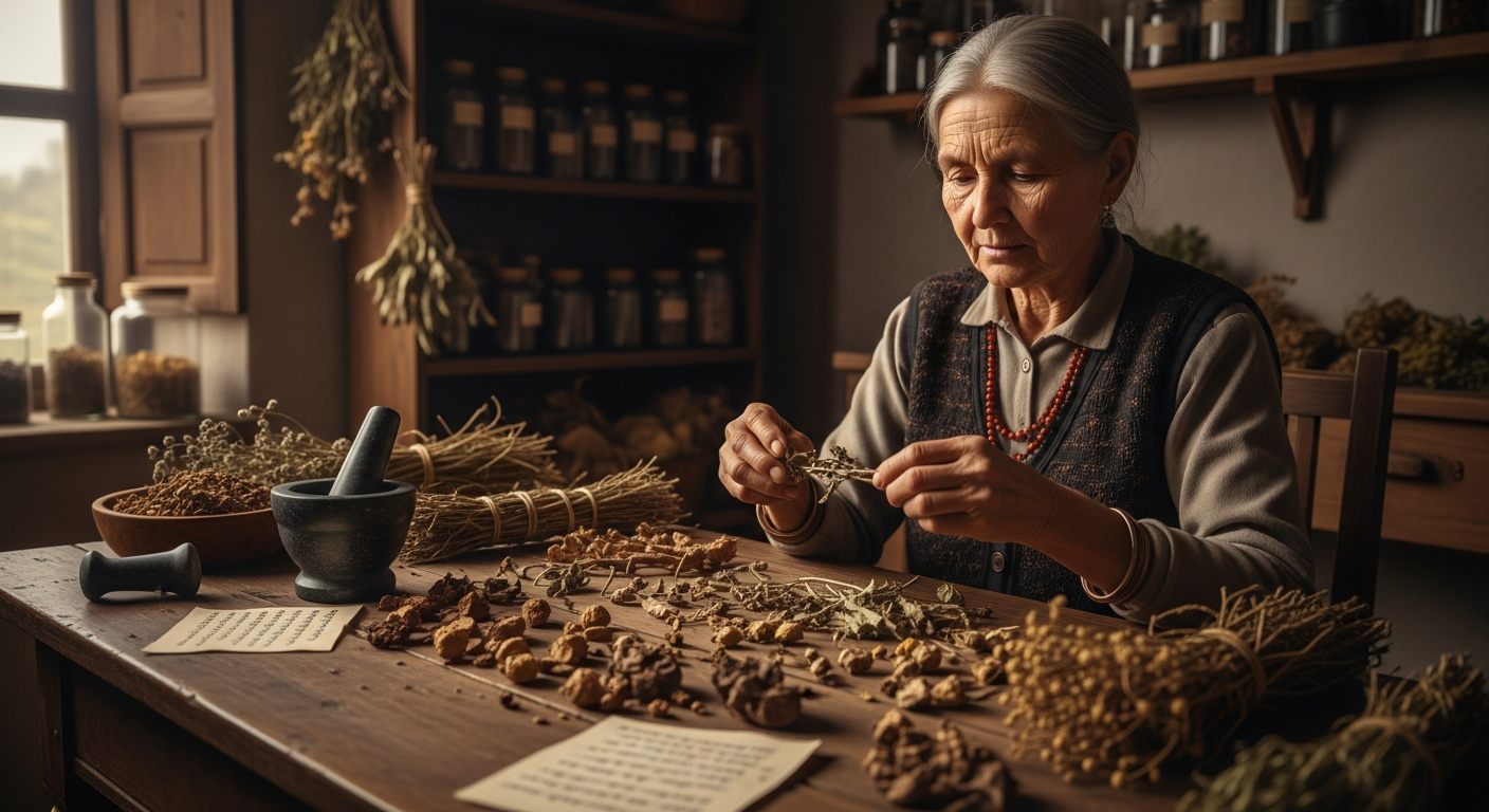 Древние знания о лечебных растениях