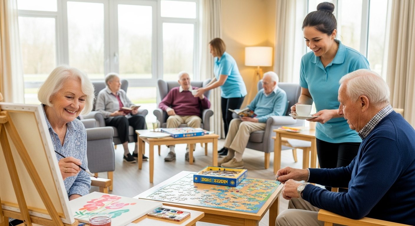 Opciones de cuidado durante el día para mayores