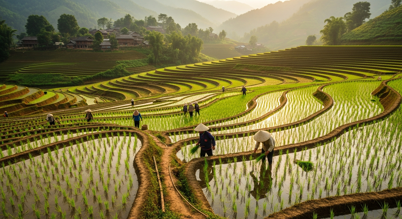 Historie kultivace rýže v jihovýchodní Asii