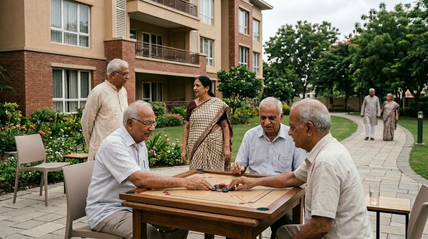 वरिष्ठ नागरिकों के लिए सामुदायिक जीवन शैली