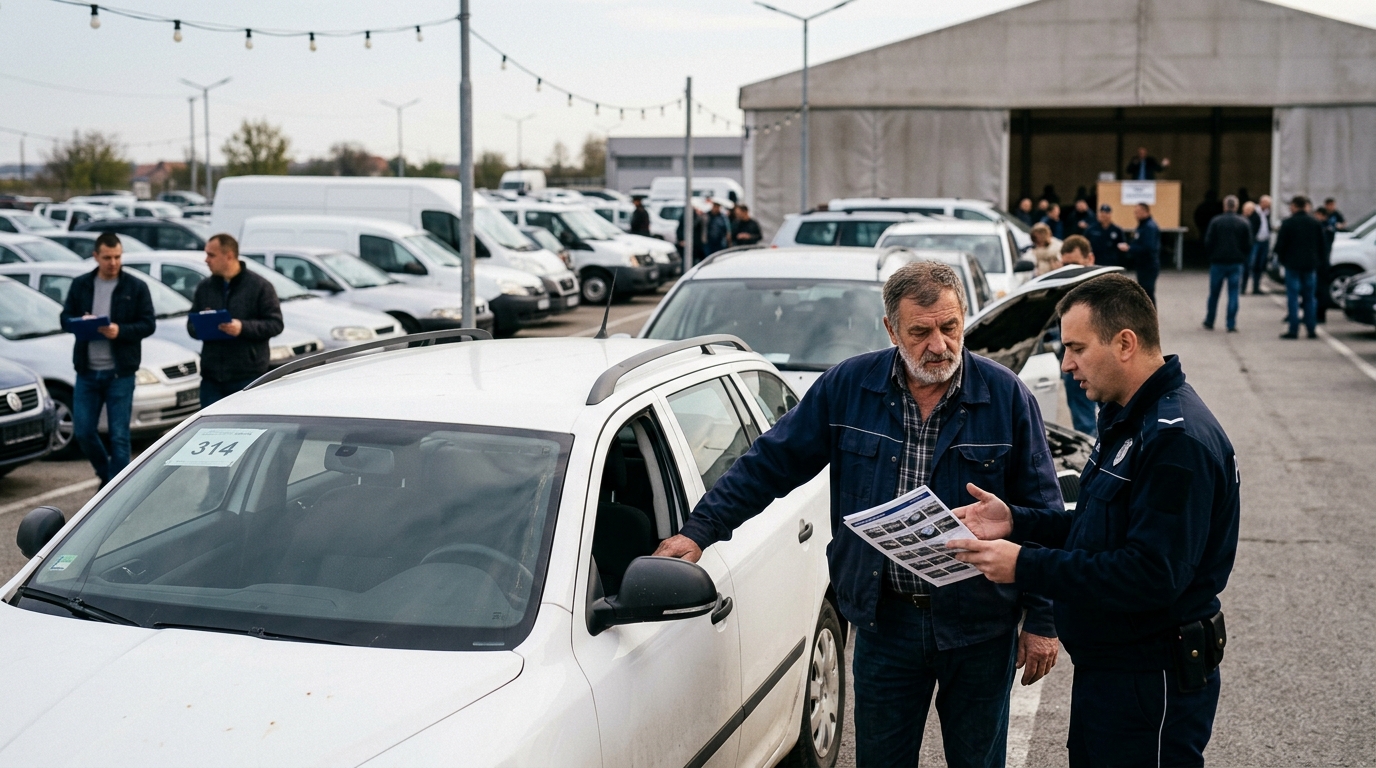 Kupovina automobila putem javnih aukcija policije