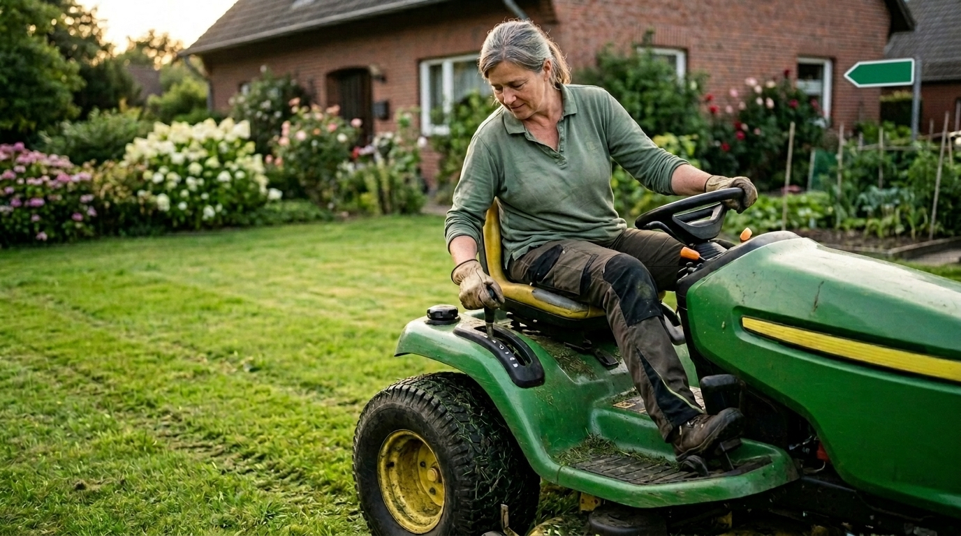 Ergonomie und Komfort bei der Rasenpflege