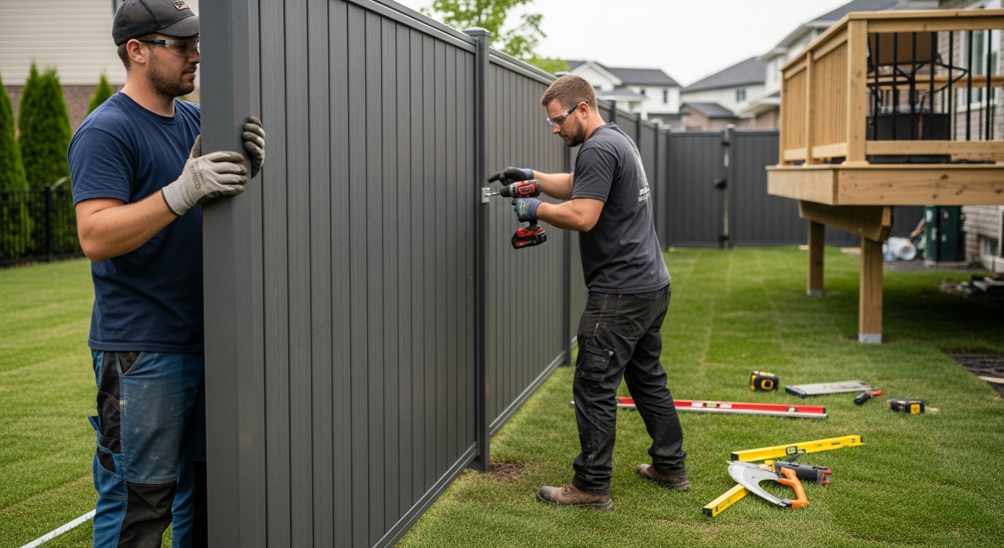 แนวคิดการติดตั้งรั้วสำเร็จรูปที่รวดเร็ว