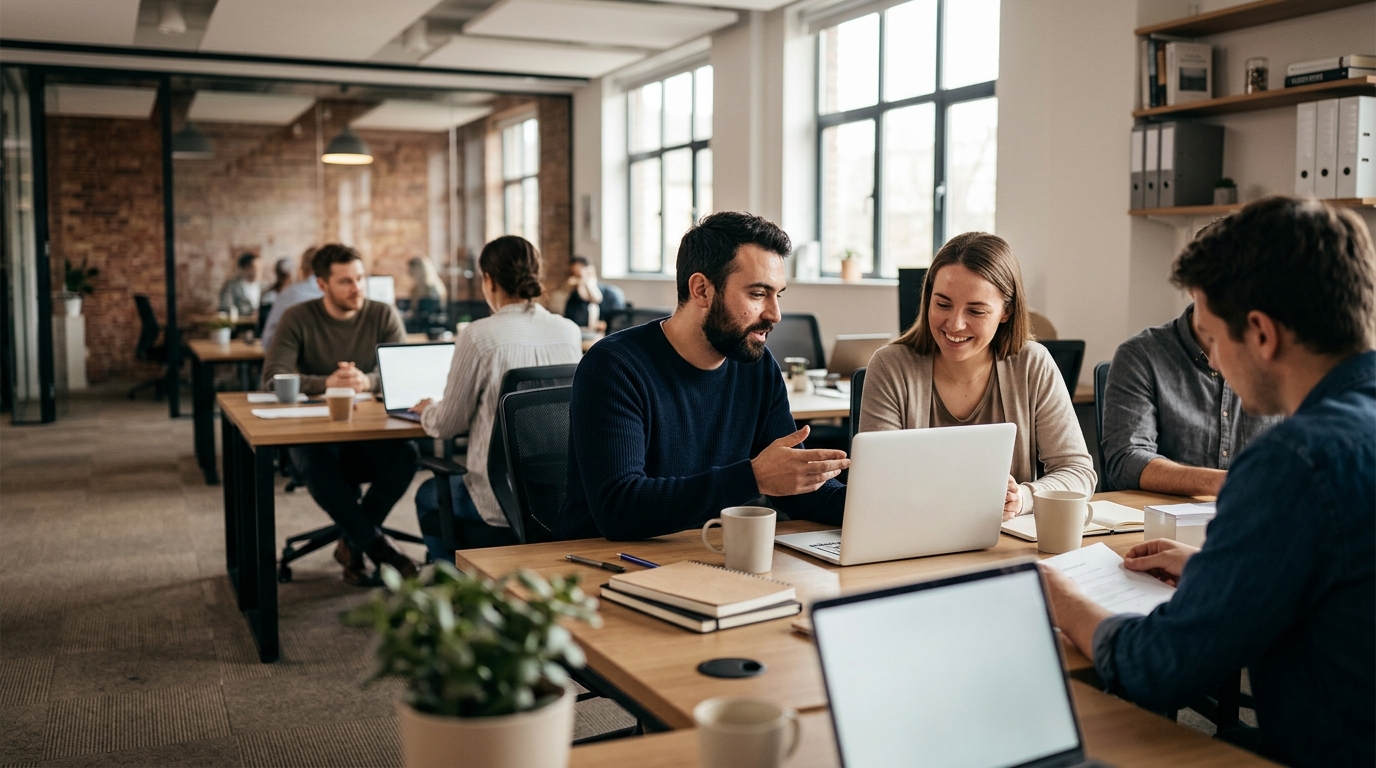 Bureaux flexibles adaptés aux petites équipes