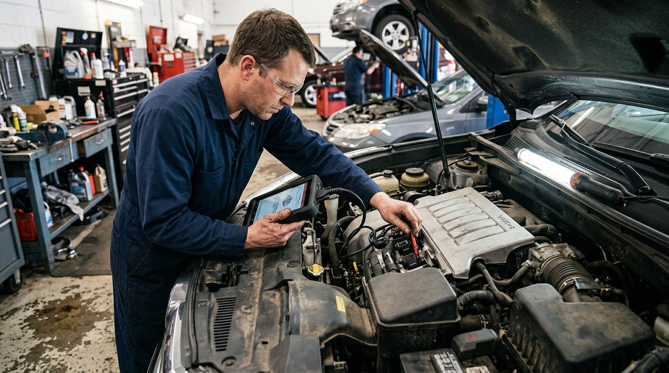 Diagnose a P0300 Misfire on a Toyota 2GR-FE with a Launch X431 Scanner